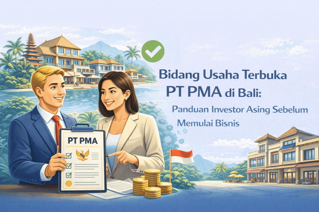 bidang usaha PT PMA di Bali