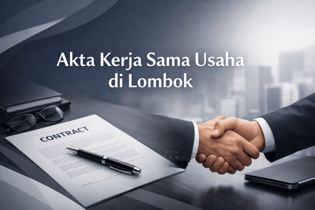 Akta Kerja Sama Usaha di Lombok
