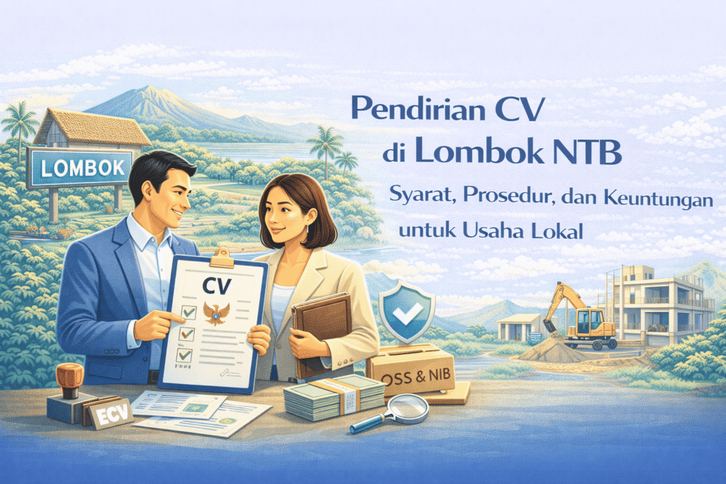 Pendirian CV di Lombok NTB