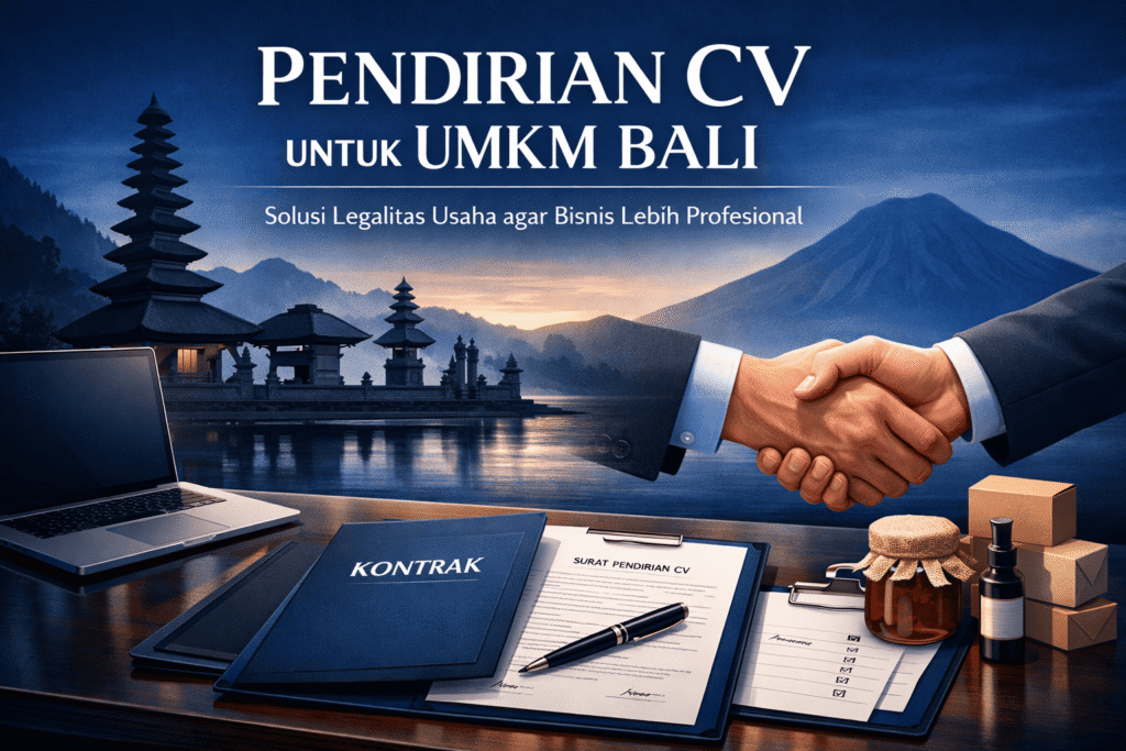 Pendirian CV untuk UMKM Bali