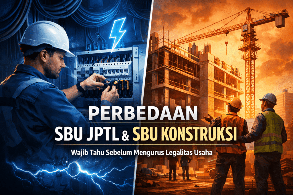 Perbedaan SBU JPTL dan SBU Konstruksi