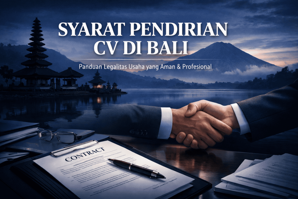 Syarat Pendirian CV di Bali