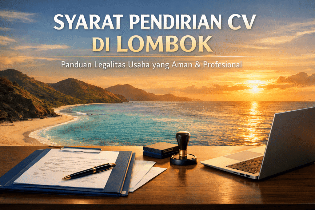 Syarat Pendirian CV di Lombok Panduan Legalitas Usaha untuk Pemula dan Pelaku UMKM
