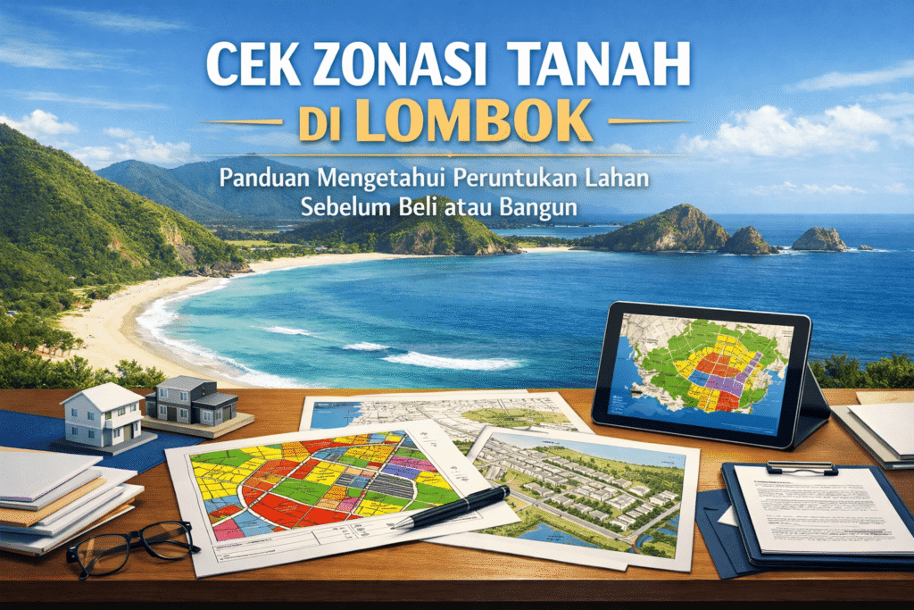 Cek Zonasi Tanah di Lombok: Cara Mengetahui Peruntukan Lahan Sebelum Beli atau Bangun