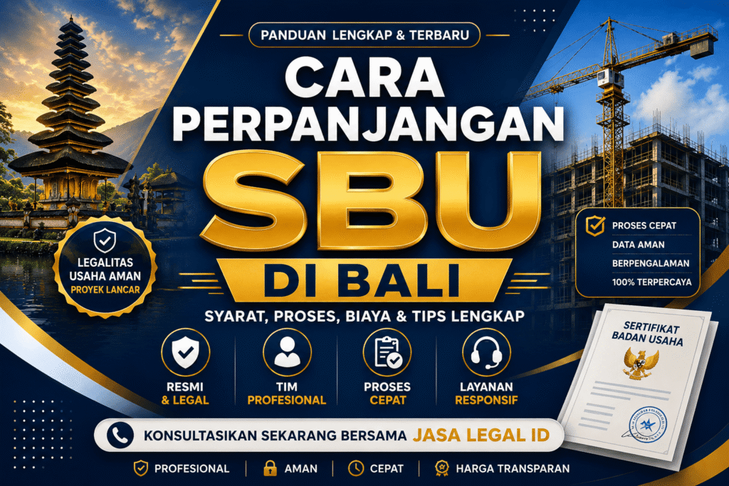 Cara Perpanjangan SBU di Bali Terbaru dan Lengkap