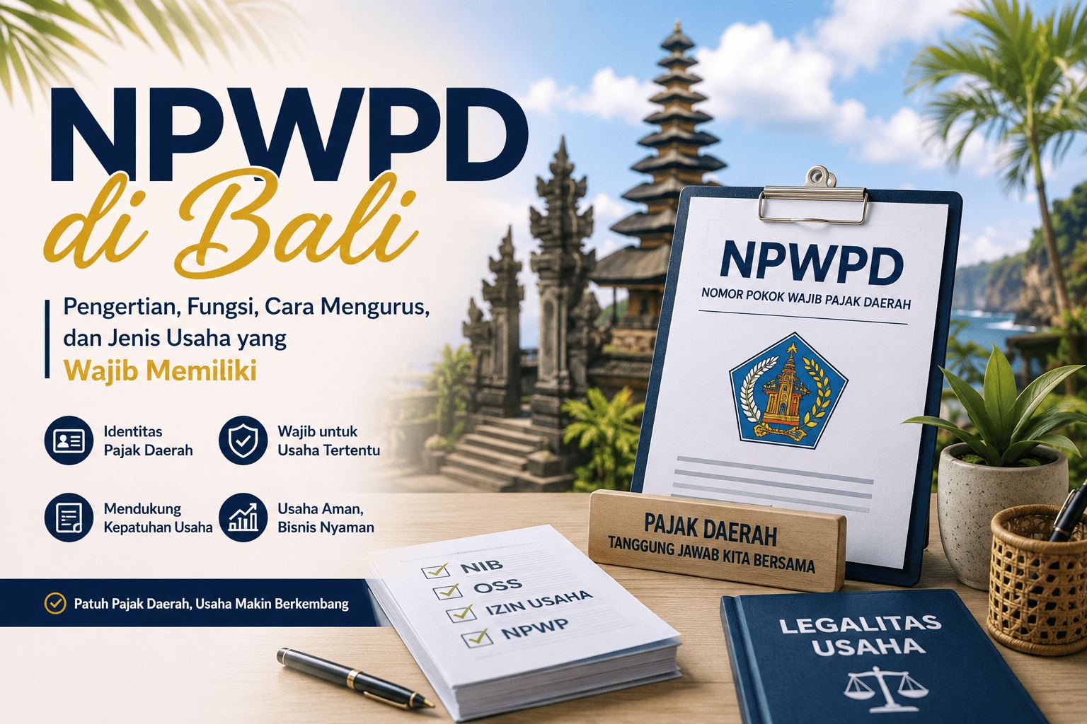 NPWPD di Bali Pengertian, Fungsi, Cara Mengurus, dan Jenis Usaha yang Wajib Memiliki