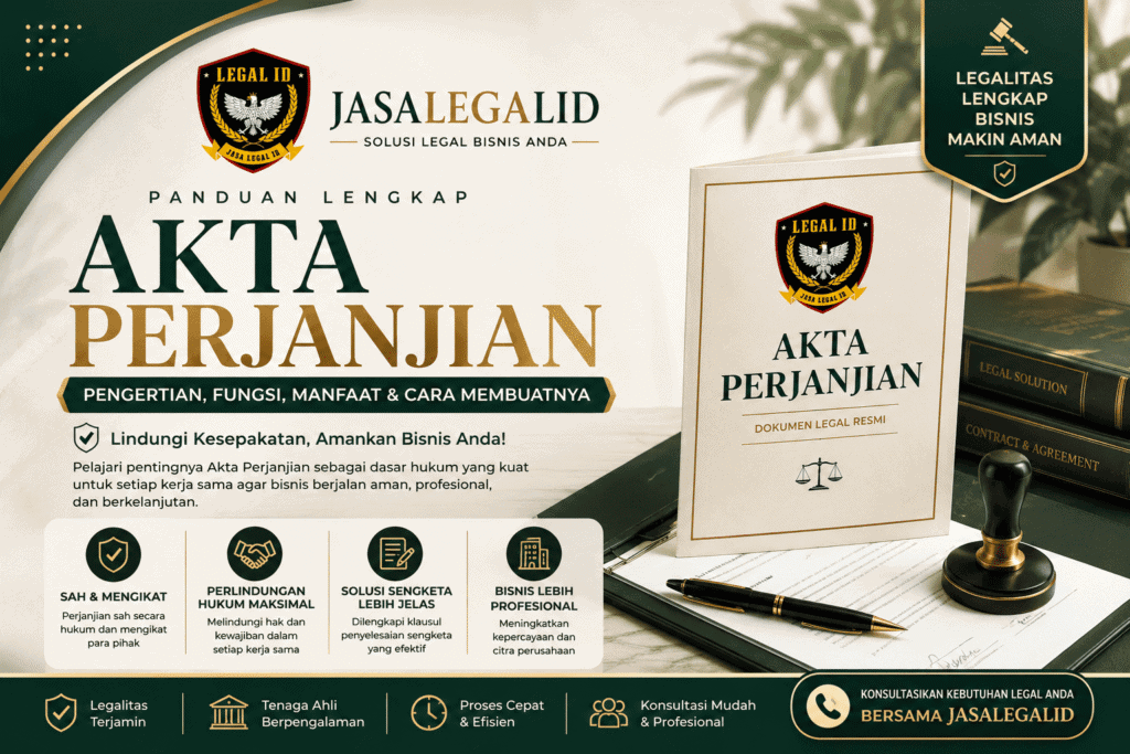 Akta Perjanjian Pengertian, Fungsi, dan Pentingnya untuk Keamanan Bisnis