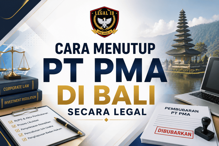 Cara Menutup PT PMA di Bali Secara Legal Panduan Lengkap untuk Investor Asing