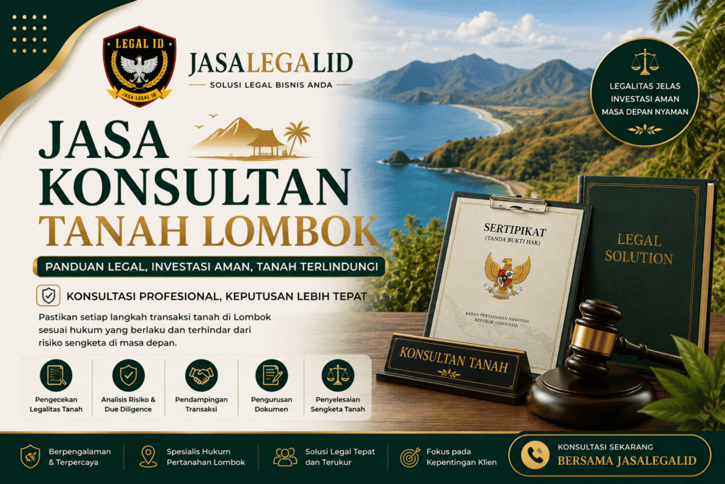 Jasa Konsultan Tanah Lombok untuk Memastikan Transaksi Properti Lebih Aman