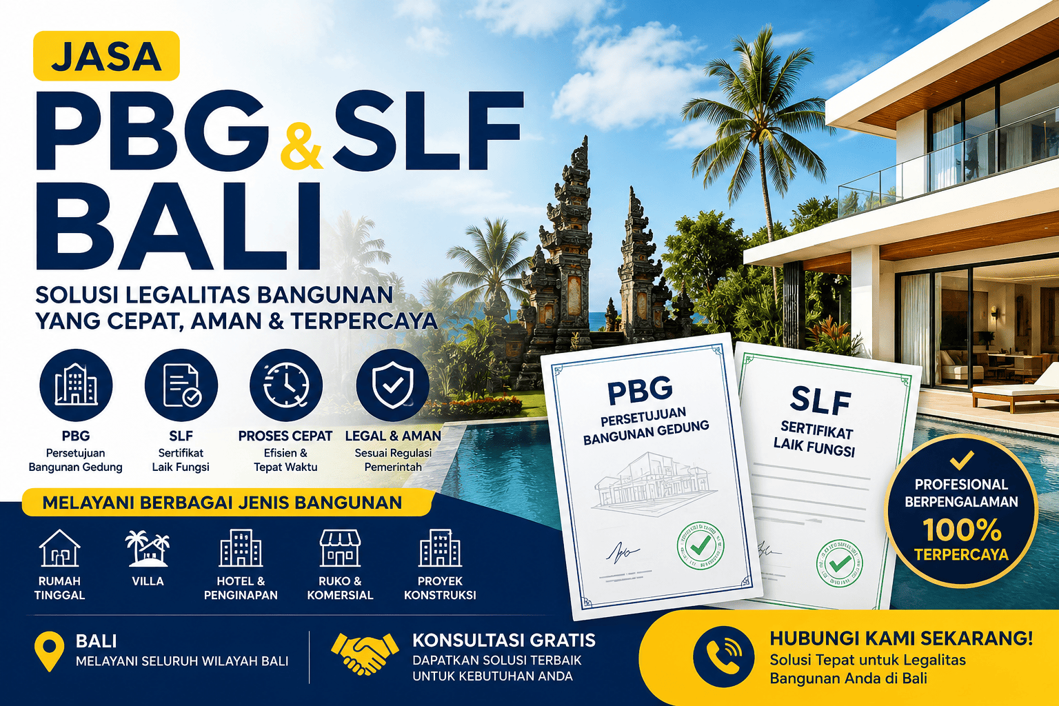 Jasa PBG SLF Bali Solusi Legalitas Bangunan yang Cepat dan Profesional - Jasa Legal ID