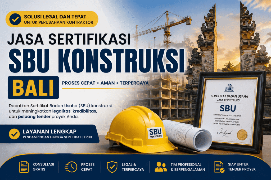 Jasa Sertifikasi SBU Konstruksi Bali Solusi Cepat dan Legal untuk Perusahaan Kontraktor-jasalegalID
