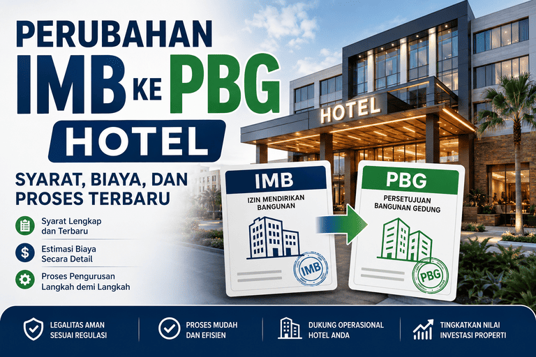 Perubahan IMB ke PBG Hotel Syarat, Biaya, dan Proses Terbaru