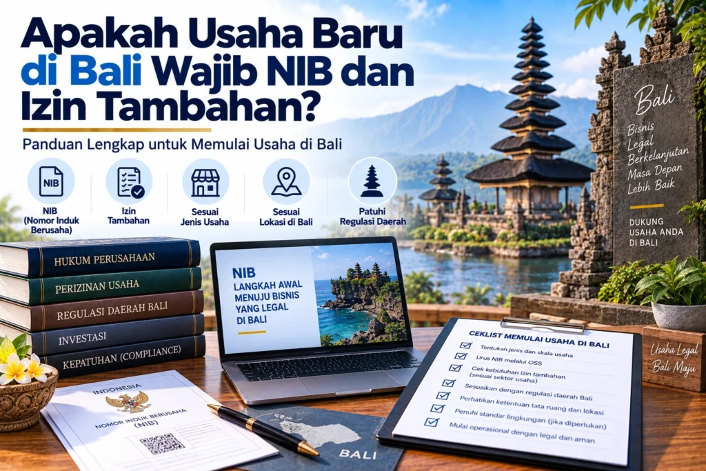 Apakah Usaha Baru di Bali Wajib NIB dan Izin Tambahan