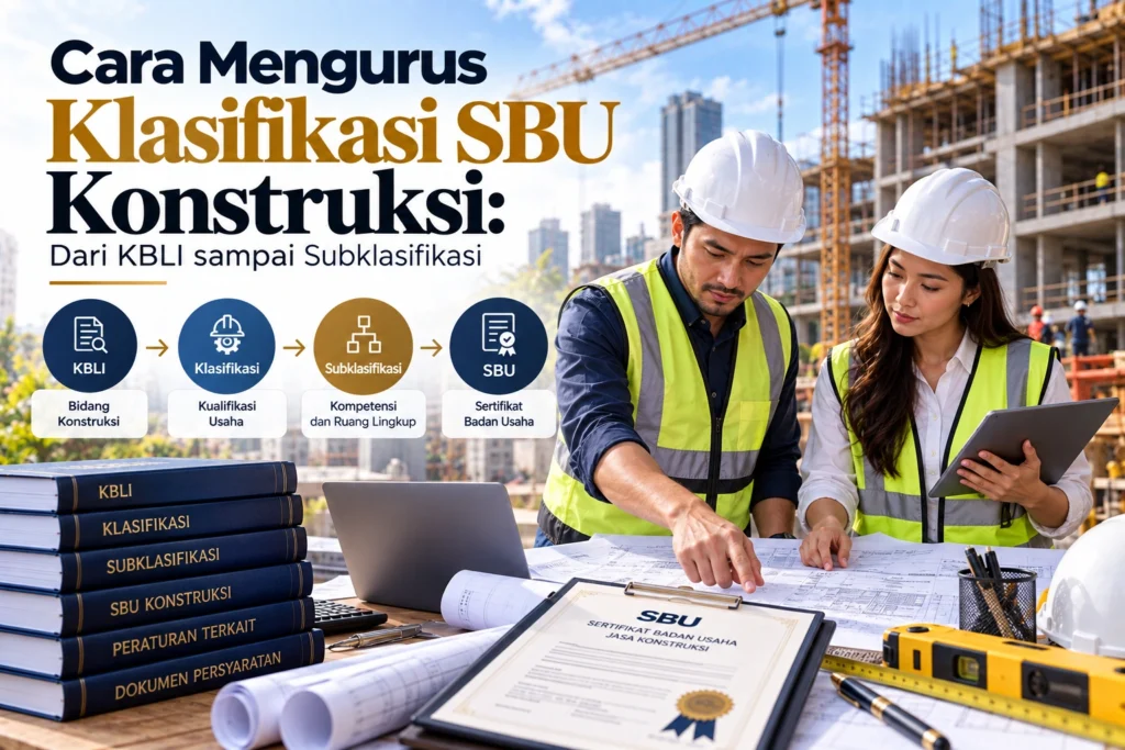 Cara Mengurus Klasifikasi SBU Konstruksi: Dari KBLI sampai Subklasifikasi