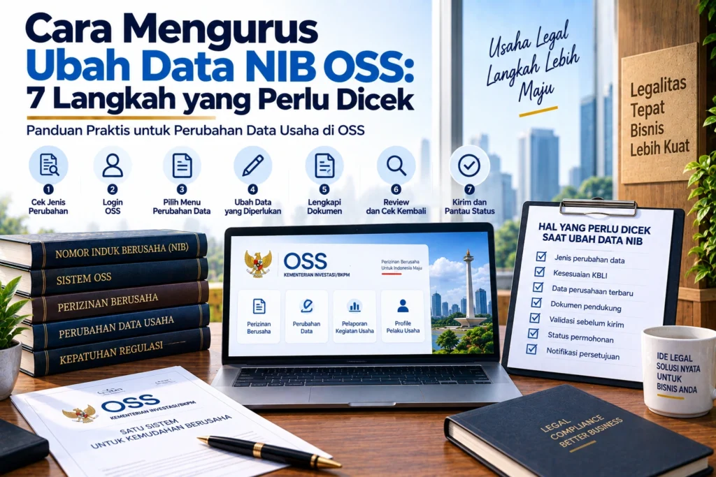 Cara Mengurus Ubah Data NIB OSS 7 Langkah yang Perlu Dicek