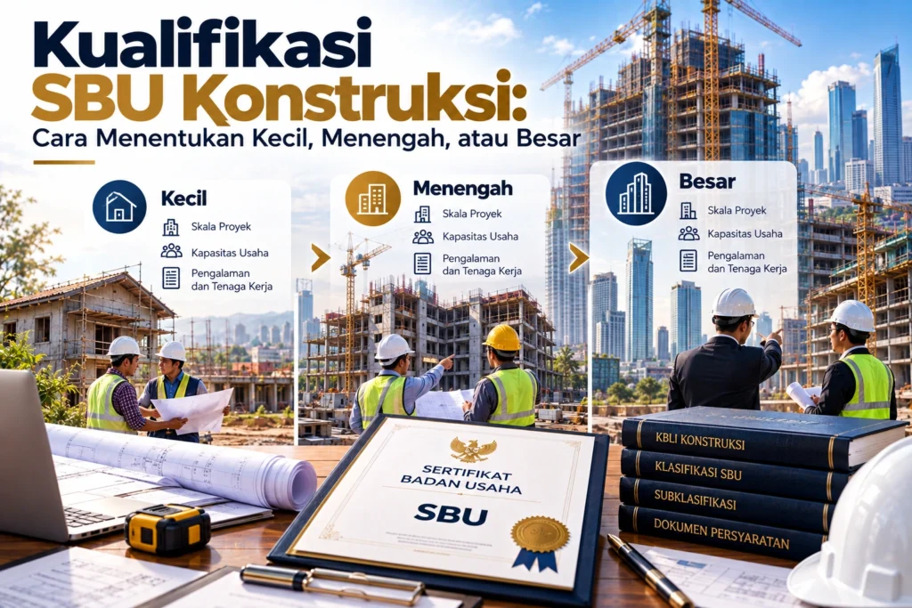 Kualifikasi SBU Konstruksi: Cara Menentukan Kecil, Menengah, atau Besar