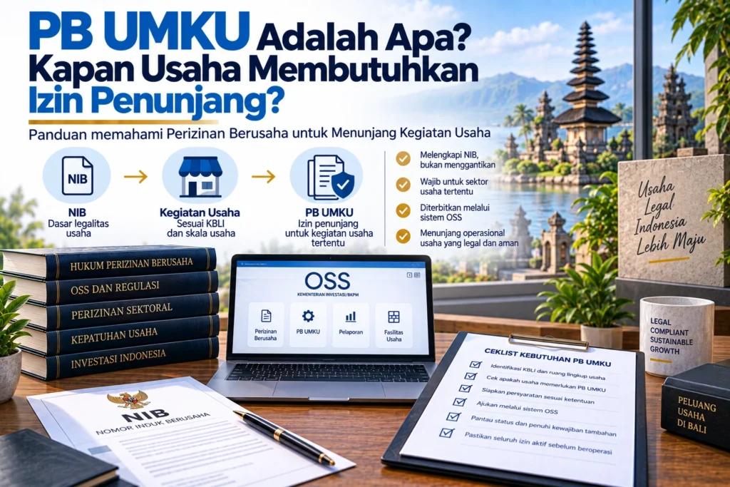 PB UMKU Adalah? dan Kapan Usaha Membutuhkan Izin Penunjang