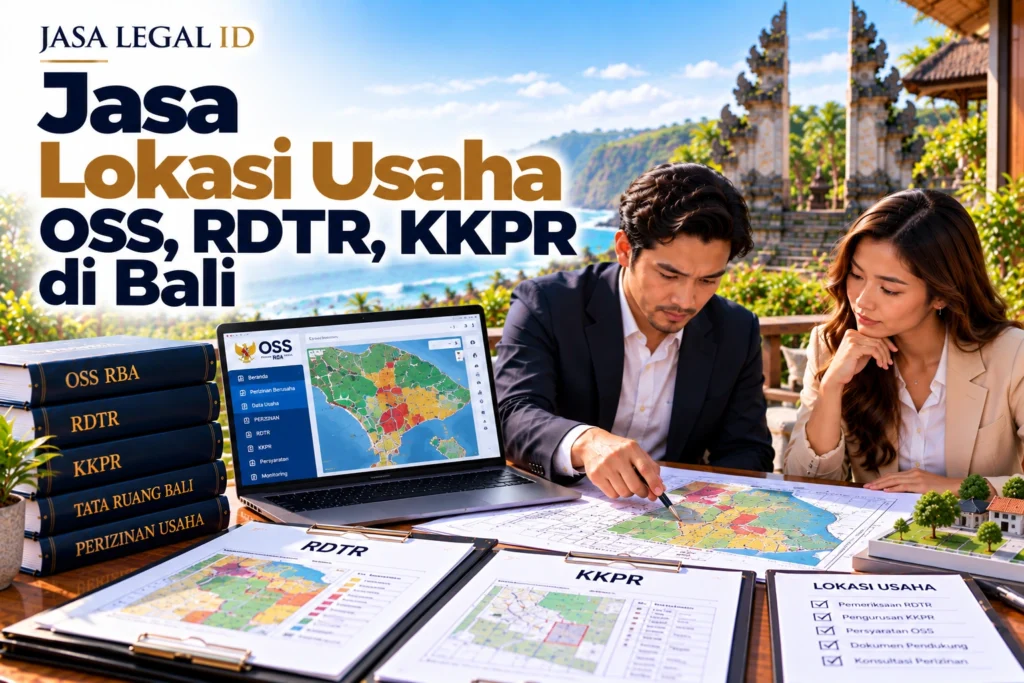 Jasa Lokasi Usaha OSS, RDTR, KKPR di Bali