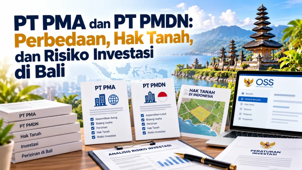 PT PMA dan PT PMDN: Perbedaan, Hak Tanah, dan Risiko Investasi di Bali