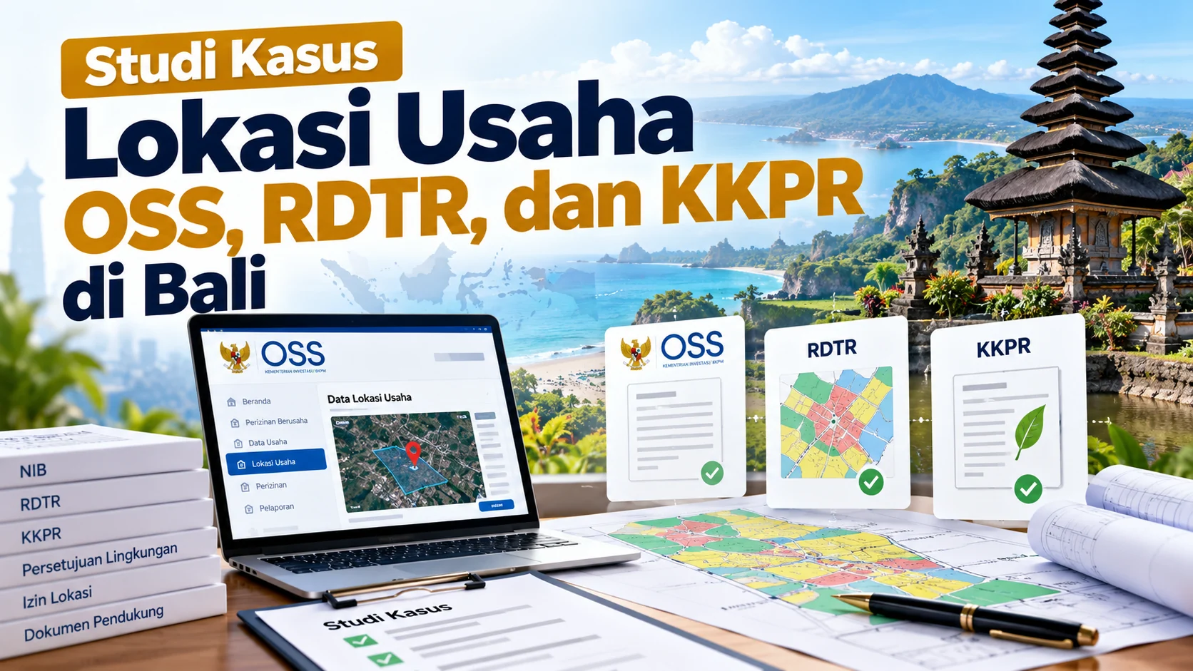 Studi Kasus Lokasi Usaha OSS, RDTR, KKPR di Bali